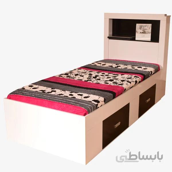 تخت خواب یک نفره لمکده مدل دلارا