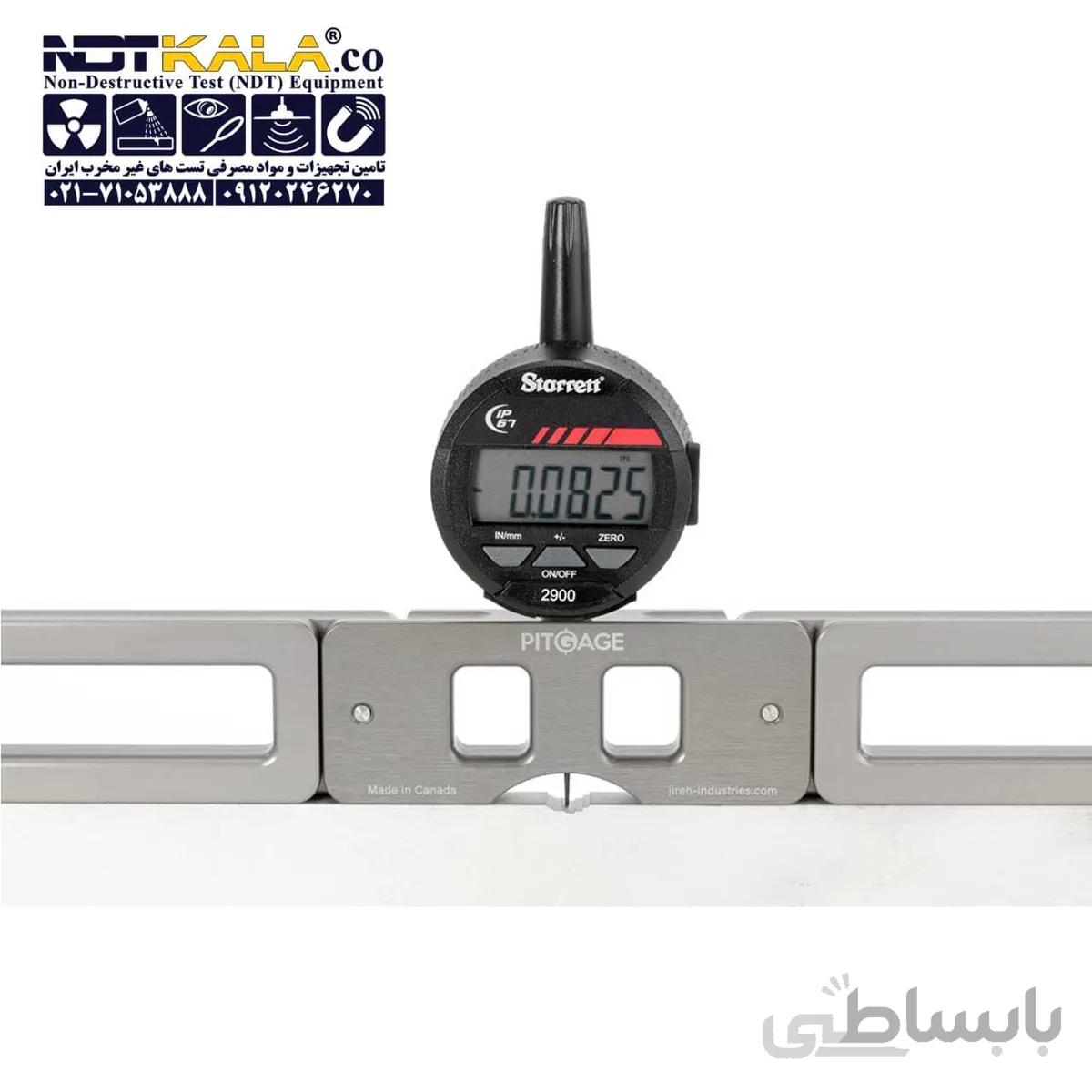 پیت گیج دیجیتالی jireh pgg002 ا DIGITAL PIT GAUGE JIREH PGG002