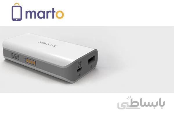 پاوربانک روموس مدل Sense 2s با ظرفیت 5000 میلی آمپر ساعت ا Romoss Sense 2s 5000mAh Power Bank
