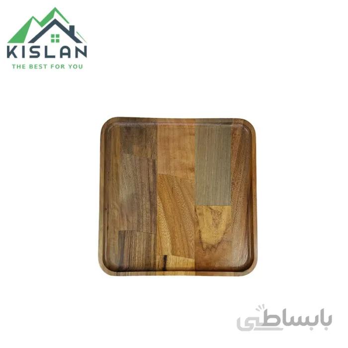 پیش دستی مربع چوبی آماهوم سایز 18
