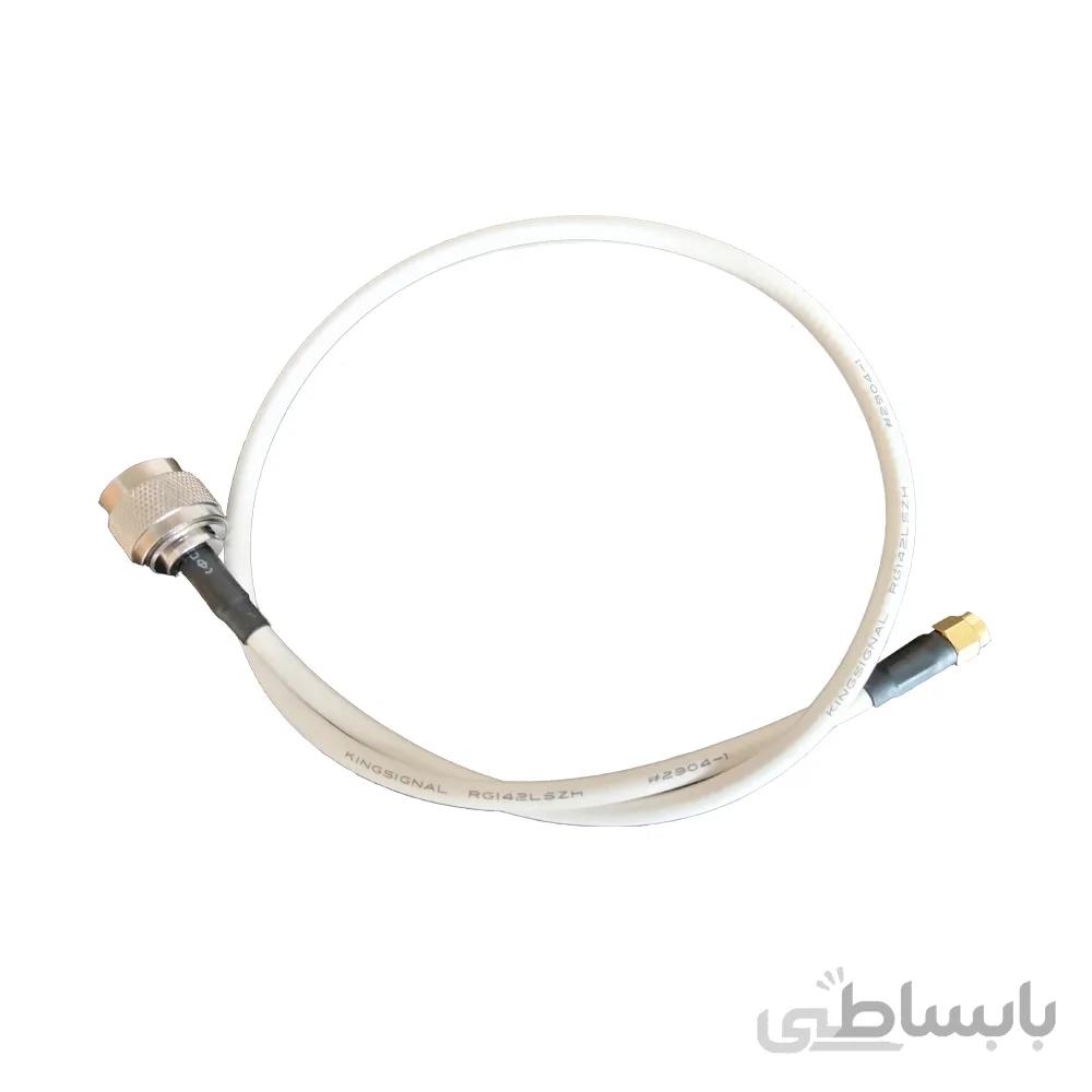کابل پیگتیل RG412 SMA-Ntype 60cm