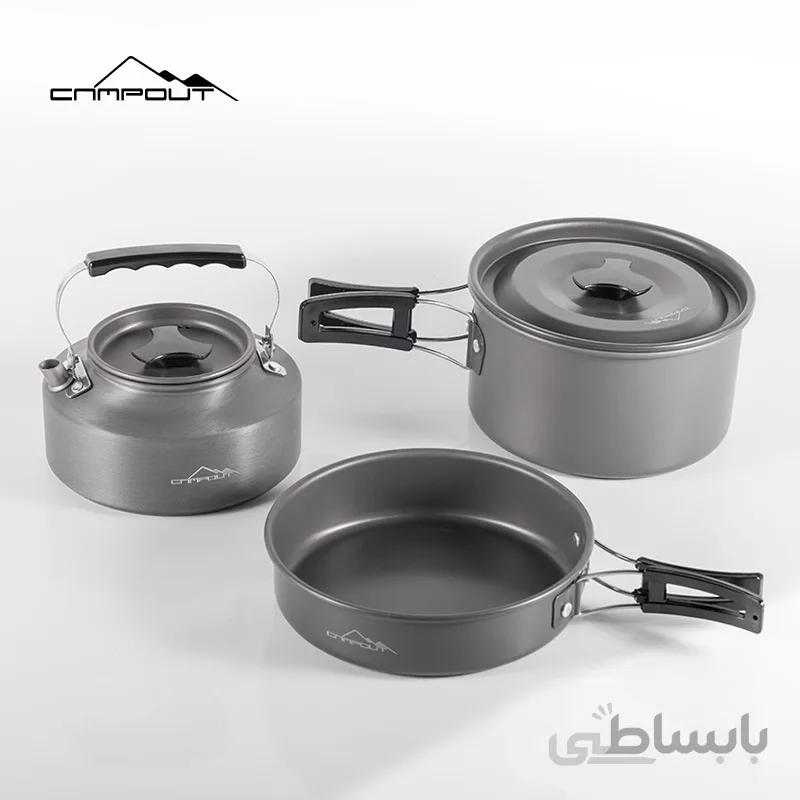ست ظروف سه تکه کوهنوردی Campout