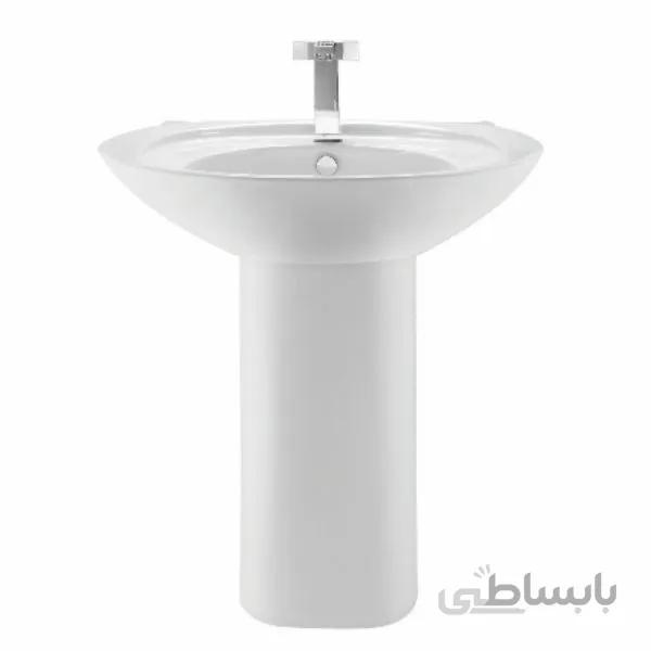 روشویی پایه دار مروارید مدل کلاسیک ۶۶