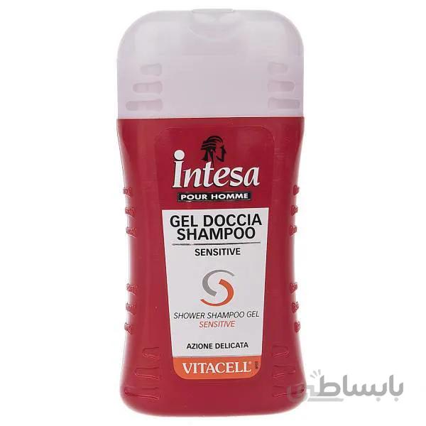 شامپو بدن اینتسا سری Pour Homme مدل Vitacell حجم 250 میلی لیتر ا Intesa Pour Homme Vitacell Shower Gel Shampoo 250ml
