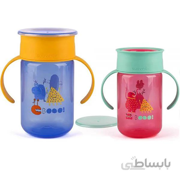 لیوان آموزشی 12+ ماه 340 میل طرح Booo سواوینکس Suavinex