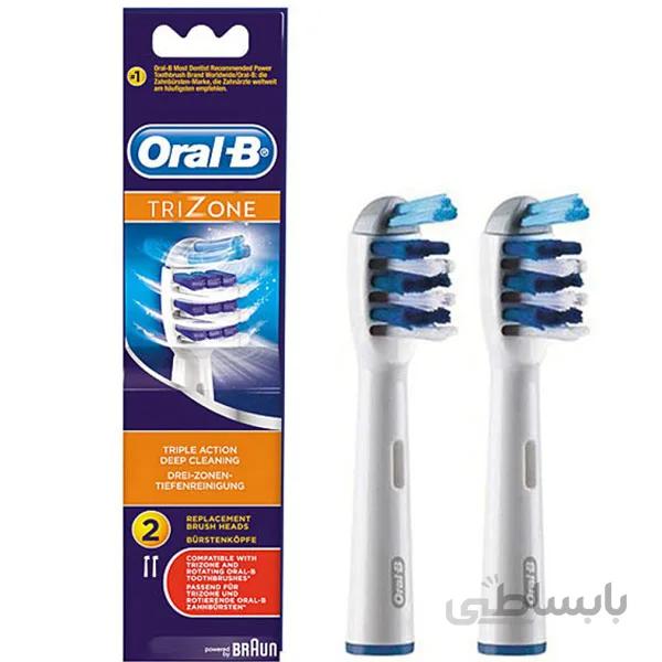 سری مسواک برقی سه کاره ارال بی ۲ عددی Oral-B TRI ZONE