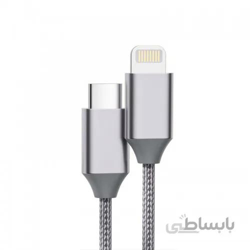 کابل Type-C به لایتنینگ شیائومی مدل QCY DC03 ا Type C to Lightning Data Cable QCY DC03