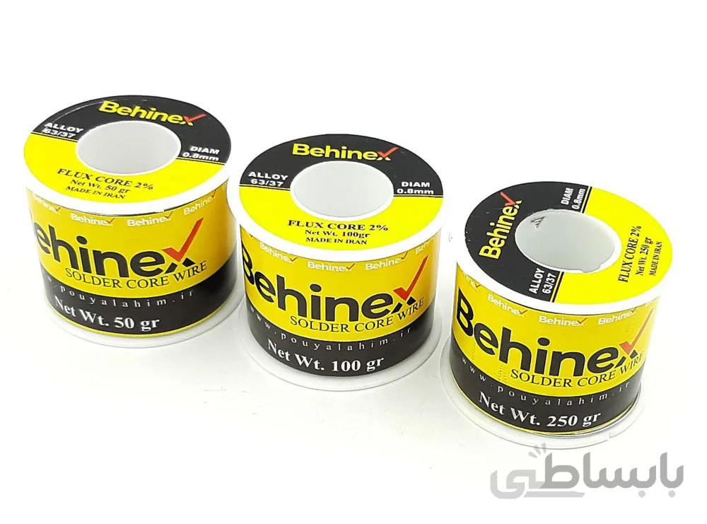 سیم لحیم 0.8mm 100g مارک بهینکس