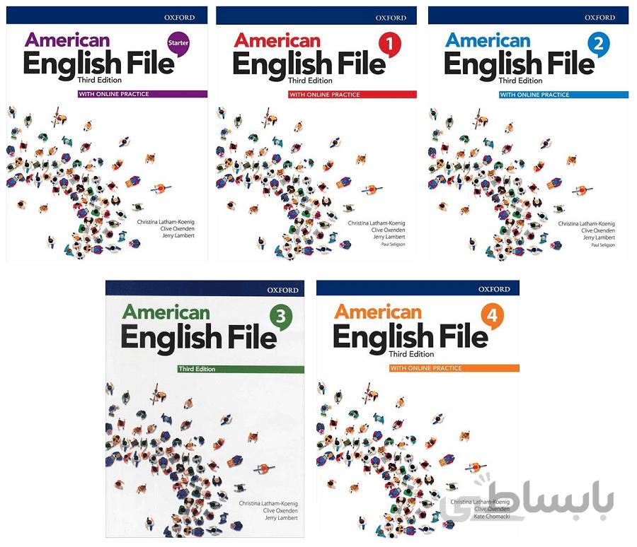 American English File 3rd edition مجموعه کتاب های