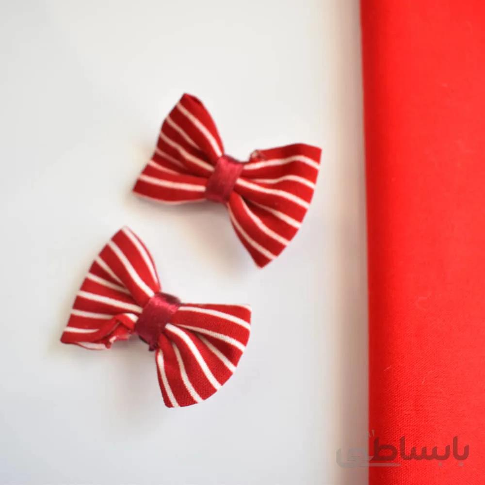 گیر پاپیونی انبری طرح راه راه