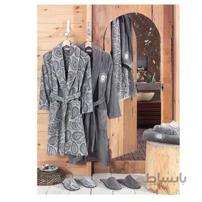 سرویس حوله پالتویی ۸ تکه دانتلا ویتا سری کادیفه کد ۵۶۹۸۹