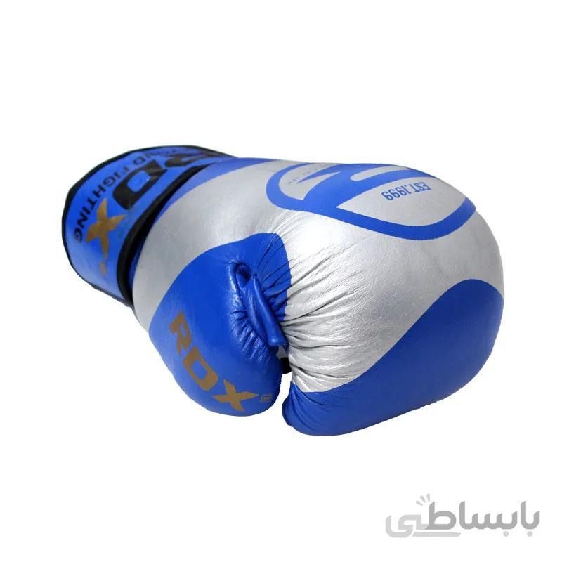 دستکش بوکس طرح RDX رنگ آبی_مشکی