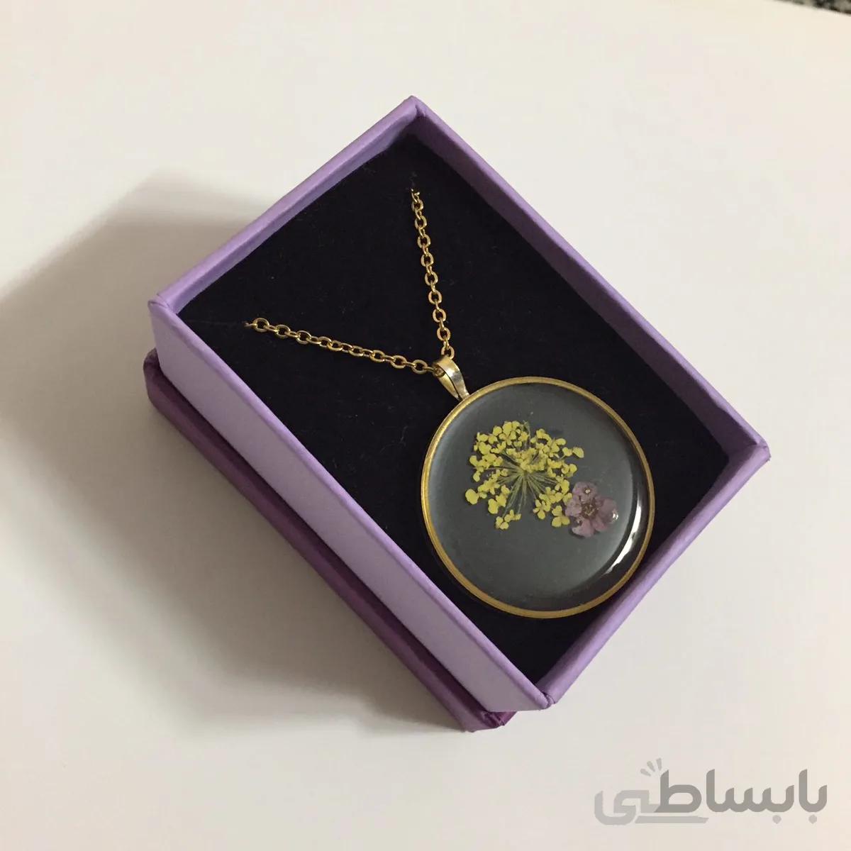 گردنبند رزین اپوکسی کد far-43