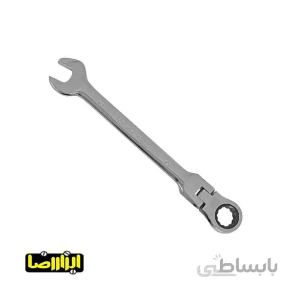 آچار یک سر تخت جغجغه تاشو ریما 19 میلیمتری