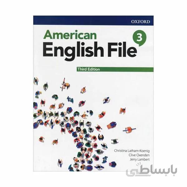 American English File 3+CD Third Edition |امریکن انگلیش فایل 3ادیشن 3