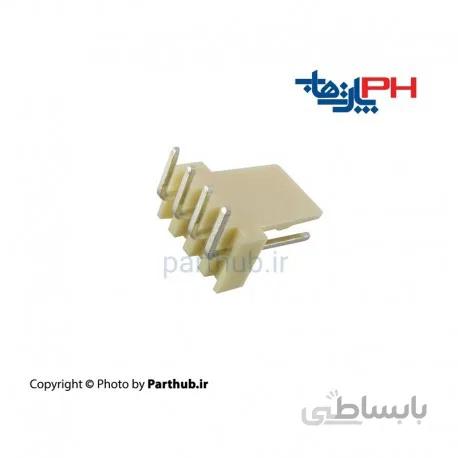 مخابراتی (2510) نر 4 پین 2.54mm نود درجه (RA)