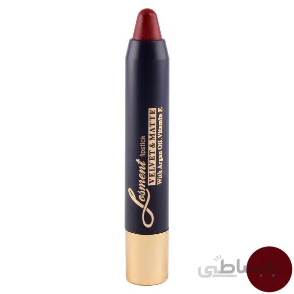 رژلب مدادی مات لوسمنت حاوی روغن آرگان مدل Matt شماره L612