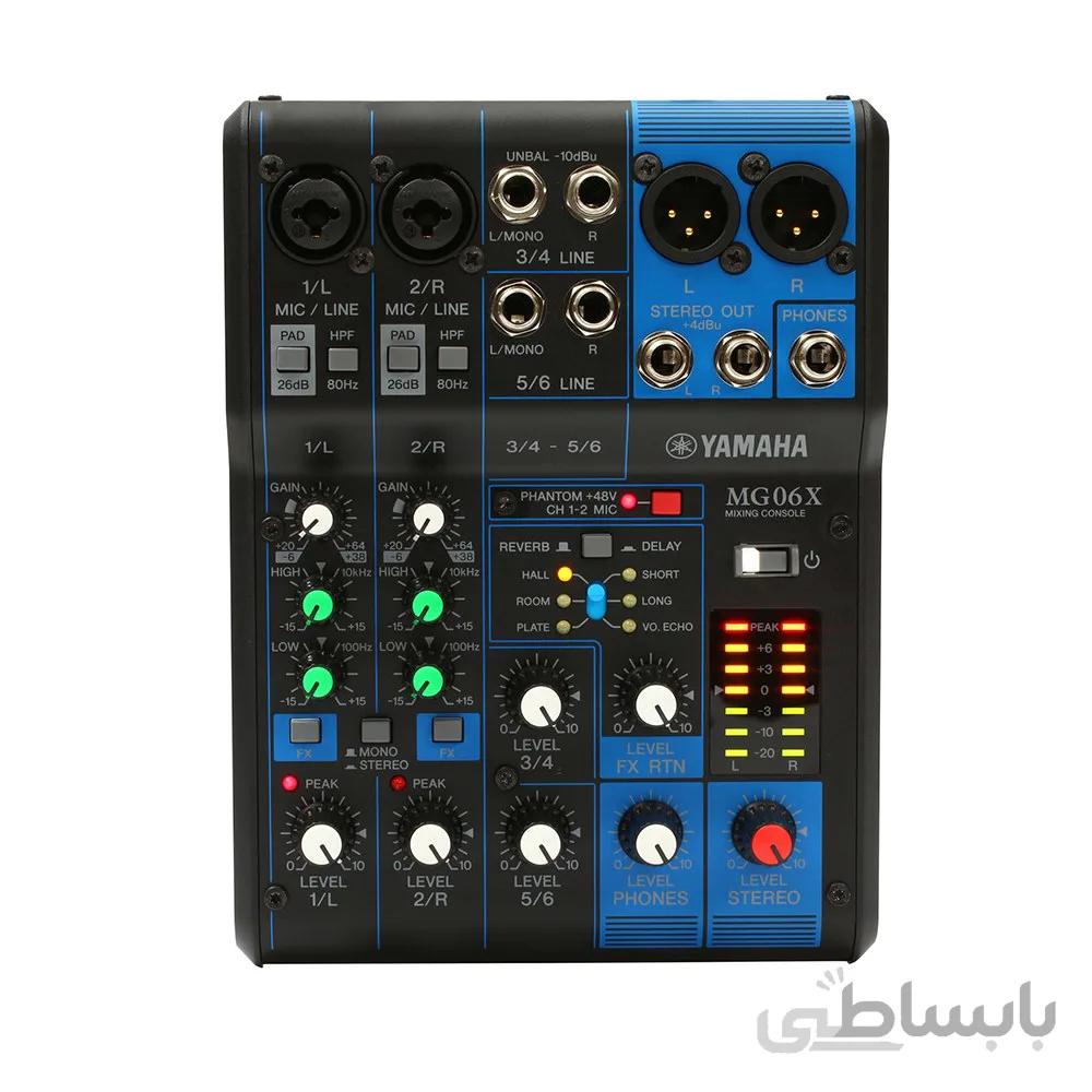 میکسر صدا یاماها مدل MG06X ا Yamaha MG06X