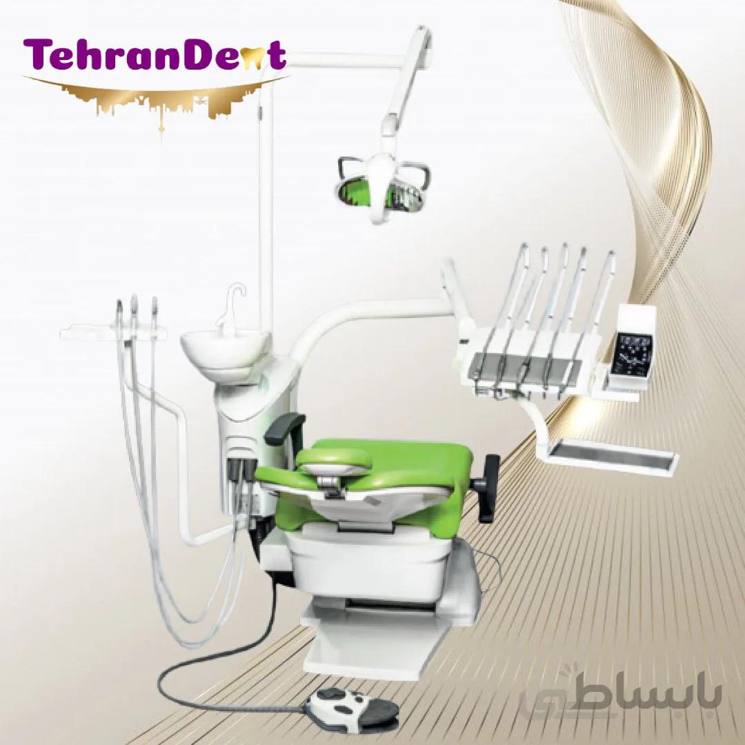 یونیت و صندلی دندانپزشکی شیلنگ از بالا شیک طب مدل SC100