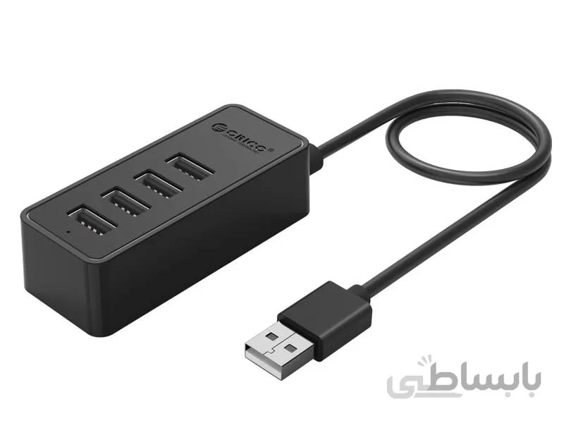 هاب 4 پورت اوریکو ORICO W5P-U2 USB2.0 Desktop HUB ا ORICO W5P-U2 USB2.0 Desktop HUB