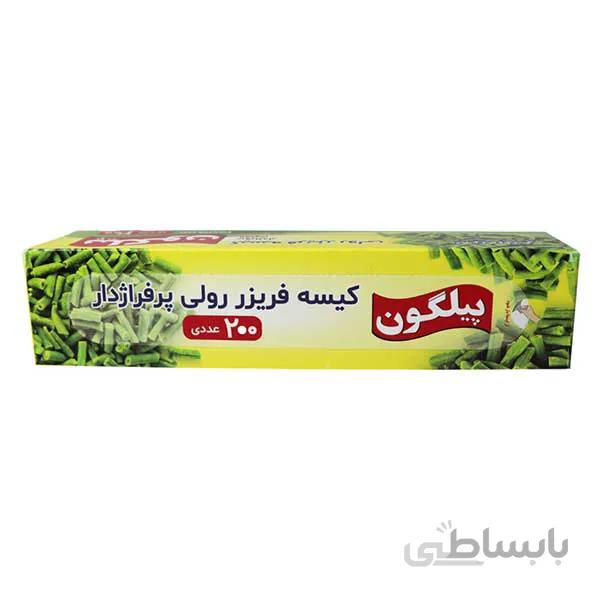 کیسه فریزر رولی جعبه ایی پیلگون - 200 برگ