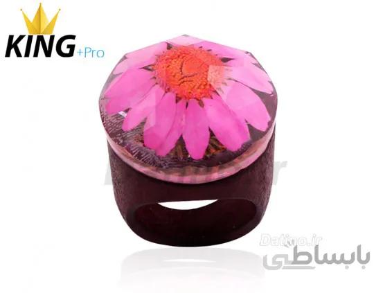 انگشتر زنانه سکرت وود گل بهار-KingW.R.Pro.2