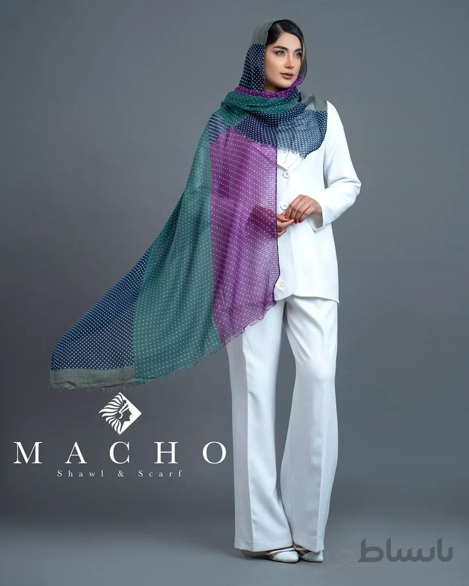 شال نخ پنبه وال ماچو 3032