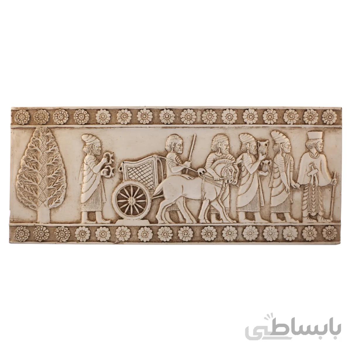 دیوارکوب تندیس و پیکره شهریار مدل کتیبه هدیه اوران لیدیایی کد MO3470