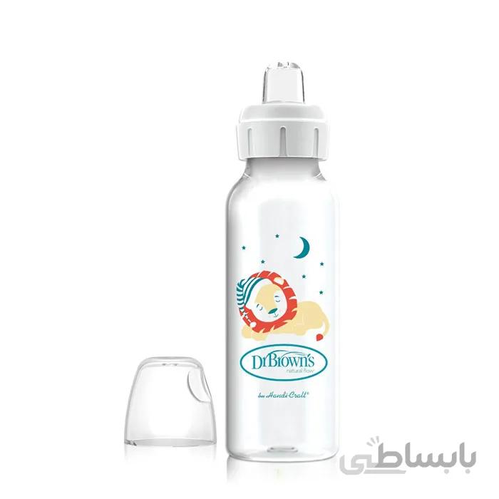 آبخوری 250 میل با طرح شیر با قابلیت نصب سرشیشه شیرخوری