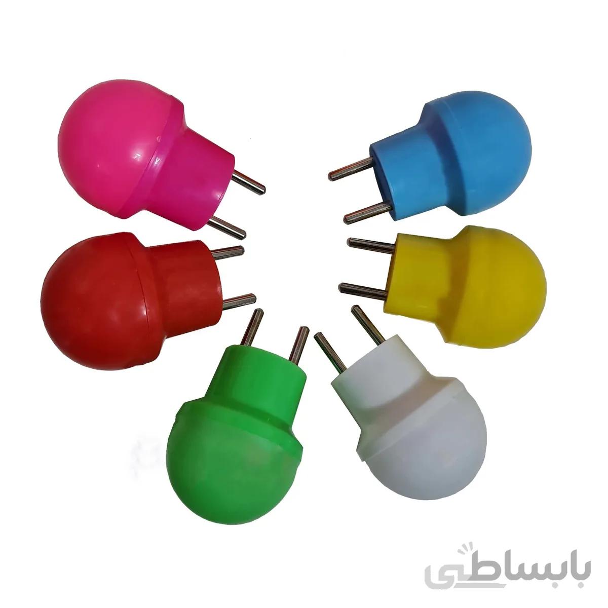 چراغ خواب مدل لامپ دوشاخه دار