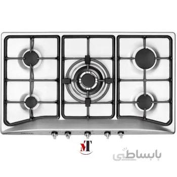 اجاق گاز ۵ شعله استیل البرز مدل S-5906 ا oven of Alborz Steel model S-5906