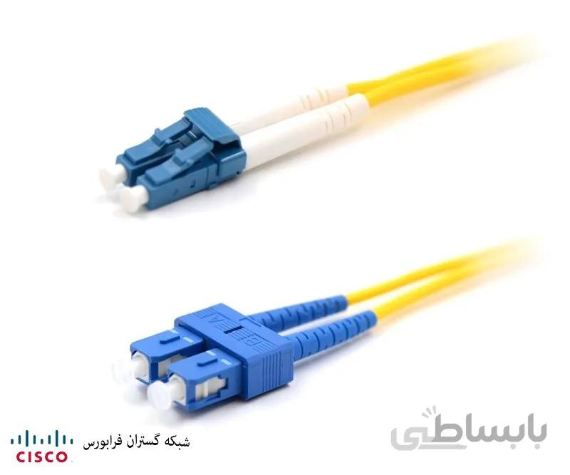 پچ کورد فیبر نوری SC-LC سینگل مود داپلکس