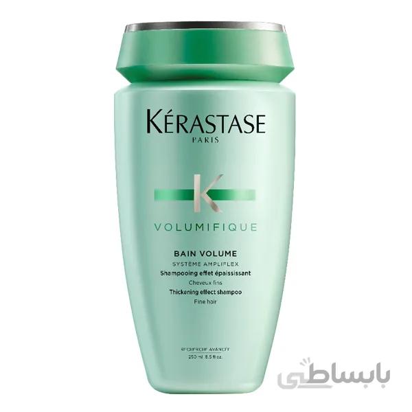 شامپو کراستاس KERASTASE مدل ولومی فیگ VOLUMIFIQUE حجم 250 میل | حجم دهنده قوی و ضخیم کننده مو ا Kérastase Resistance Volumifique Bain Volume Shampoo 250ml