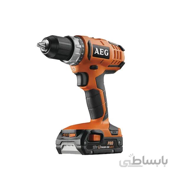 کیت دریل شارژی AEG BS18G2LI (2 سرعته ، 18 ولت لیتیومی) ا Rechargeable-drill-kit-BS18G2LI-AEG