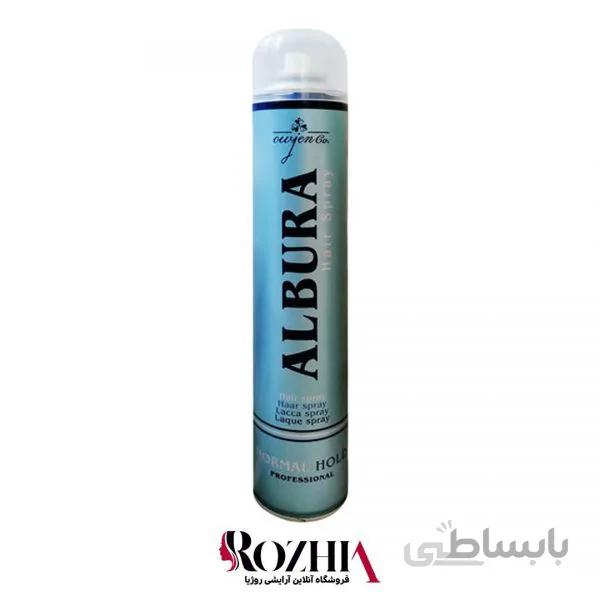 اسپری حالت دهنده مو(تافت) آلبورا مدل نرمال حجم 500 میلی لیتر