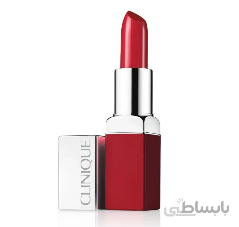 رژلب و پرایمر پاپ لیپ کلینیک رنگ چری پاپ Clinique Pop Lip Colour - CHERRY POP