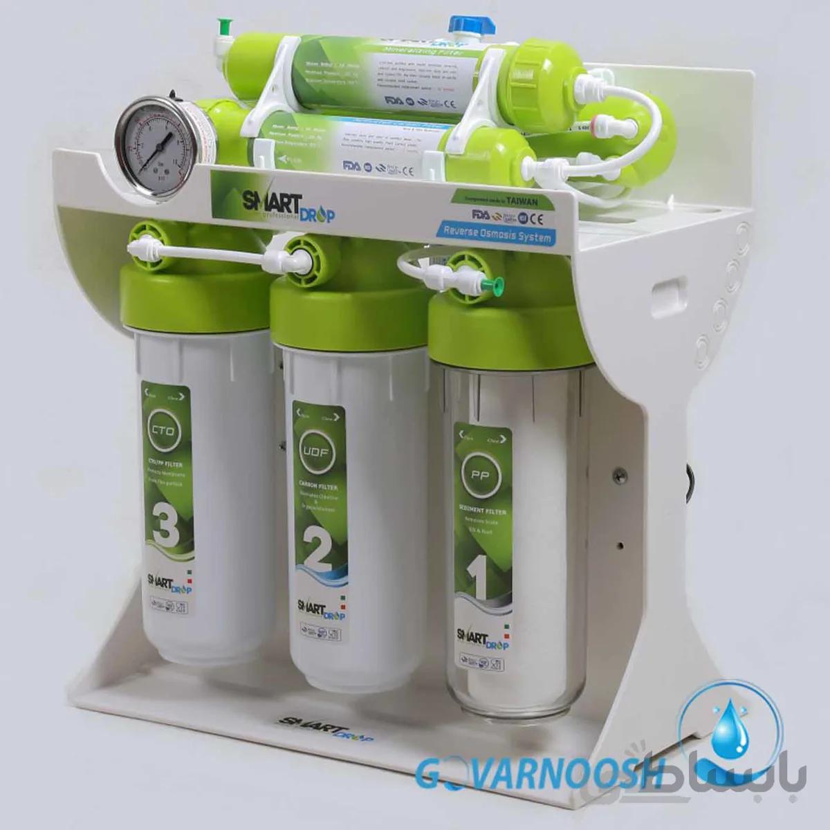 دستگاه تصفیه آب شش مرحله اسمارت دراپ مدل plant