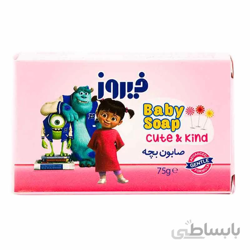 صابون بچه فیروز مدل cute and Kind وزن 75 گرمی