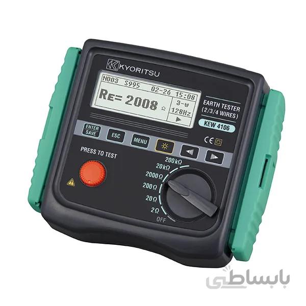 ارت سنج چهارسیمه کیوریتسو مدل KYORITSU 4106 ا EARTH RESISTANCE TESTER KYORITSU 4106