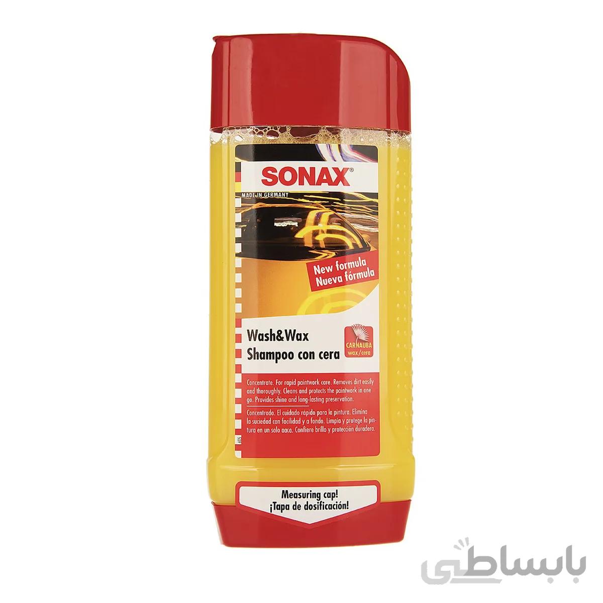 شامپو و واکس سوناکس مدل 313200 حجم 500 ميلي ليتر ا Sonax 313200 Shampoo And Wax 500ml