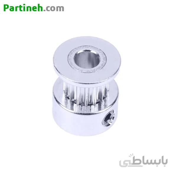 پولی 16 دندانه GT2 شفت 5 عرض 6 میلیمتر ا GT2 Timing belt Pulley 16 Teeth bore diameter: 5mm belt width: 6mm