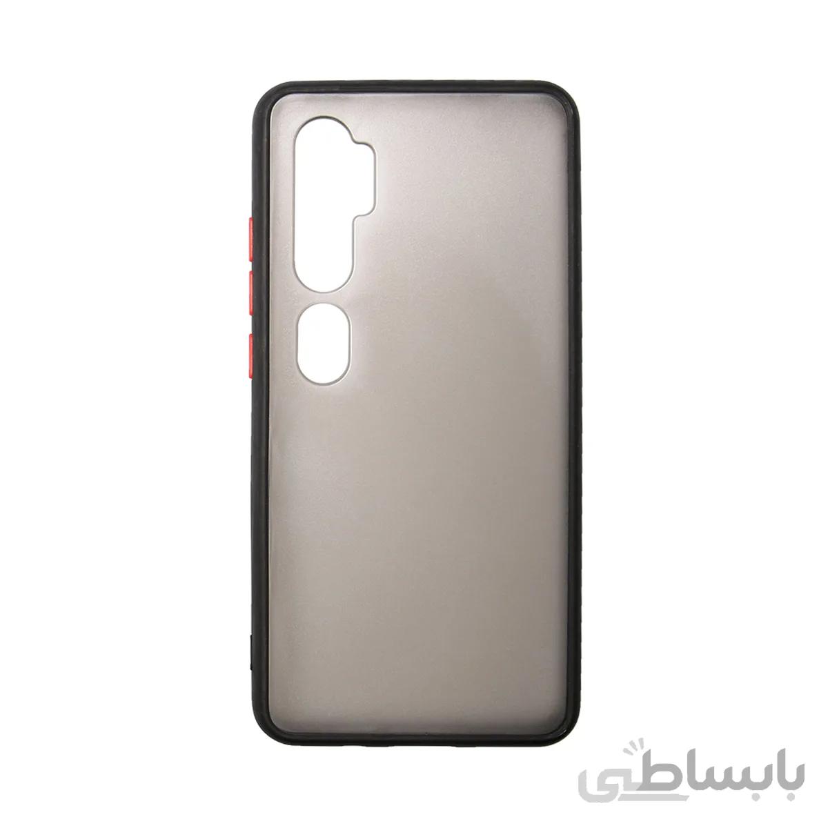 قاب مات کد 2مشکی قرمز-Xiaomi Note10
