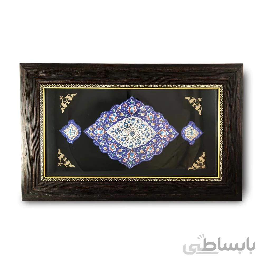 قاب میناکاری سه پلاک