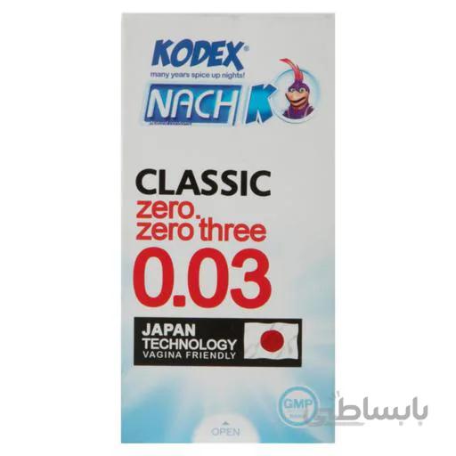 کاندوم فوق العاده نازک 30 میکرون کدکس 10 عدد ا Kodex Classic 30 Microns Condoms 10 Pcs