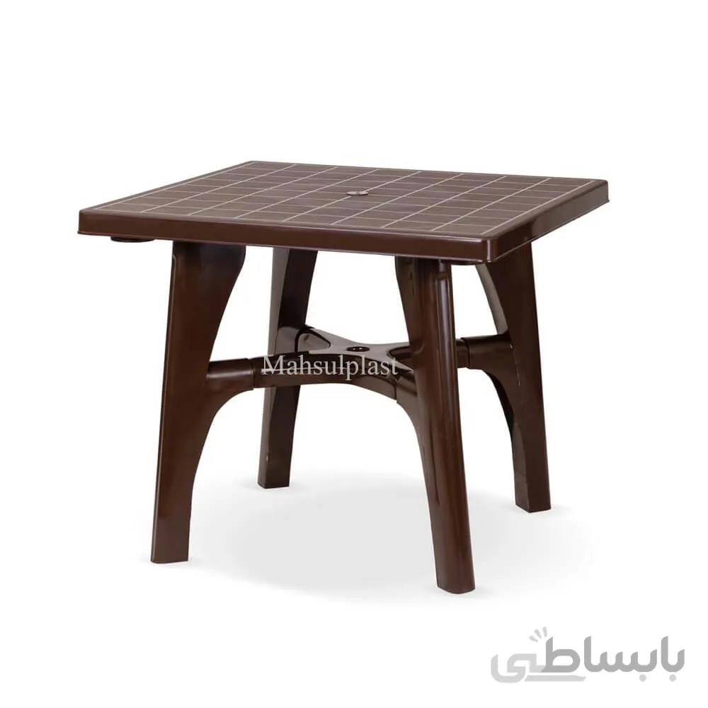 میز مربع پلاستیکی 85×85 صبا