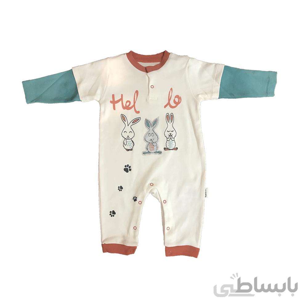 سرهمی تیتون ترکیه کد113515 طرح خرگوش سبز