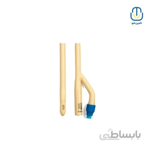سوند فولی دو راهه ول مد سایز ۲۴ سورمه ای ا Well-med two way foley catheter size 24 darkblue
