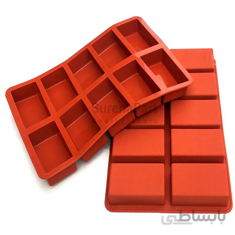 قالب کیک و دسر مکعب ساده