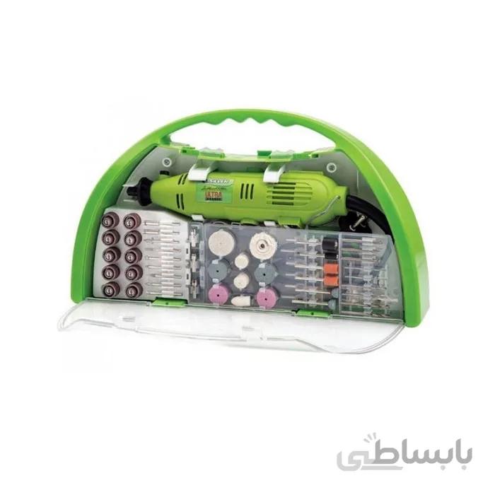 فرز مینیاتوری 119 پارچه 135 وات سیلور مدل GT-RT119 ا SILVER 135W mini die grinder