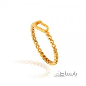 انگشتر طلا طرح قلب کد CR500